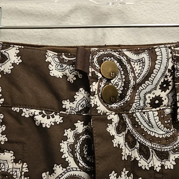 Burton Women's Cruiser Insulated Ski/Snowboard Pants Paisley Print Size Small - Picture 4 of 12